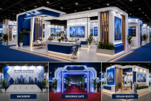 Read more about the article Vendor Booth Pameran Nasional: Layanan Desain Booth, Backdrop, dan Dekorasi Gate untuk Event Skala Besar di Indonesia