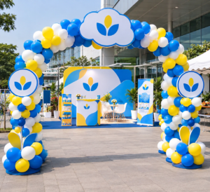 Read more about the article Dekorasi Balon Promosi dan Brand Activation: Jasa Vendor Balon Gate, Standing, dan Backdrop untuk Event Marketing